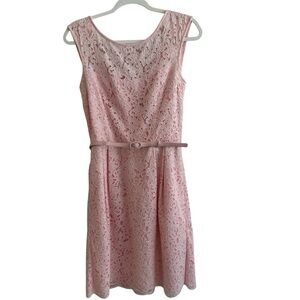 BHWM Pink Lace Dress Retail $170 size